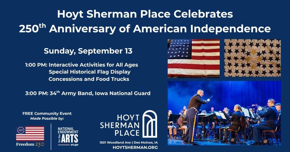 Hoyt Sherman Place Celebrates 250th Anniversary of American Independence