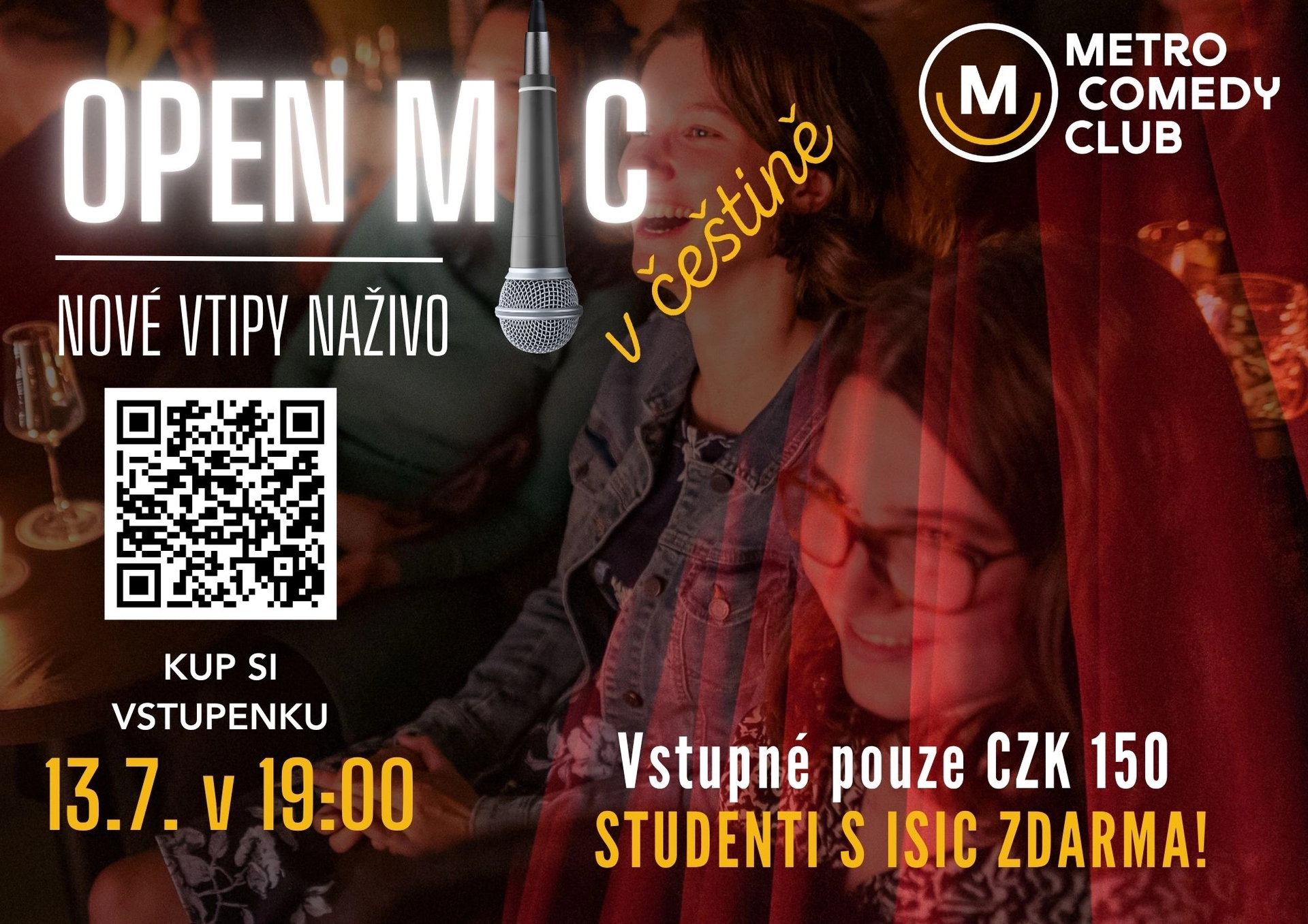 Open Mic v češtině - 13.7.