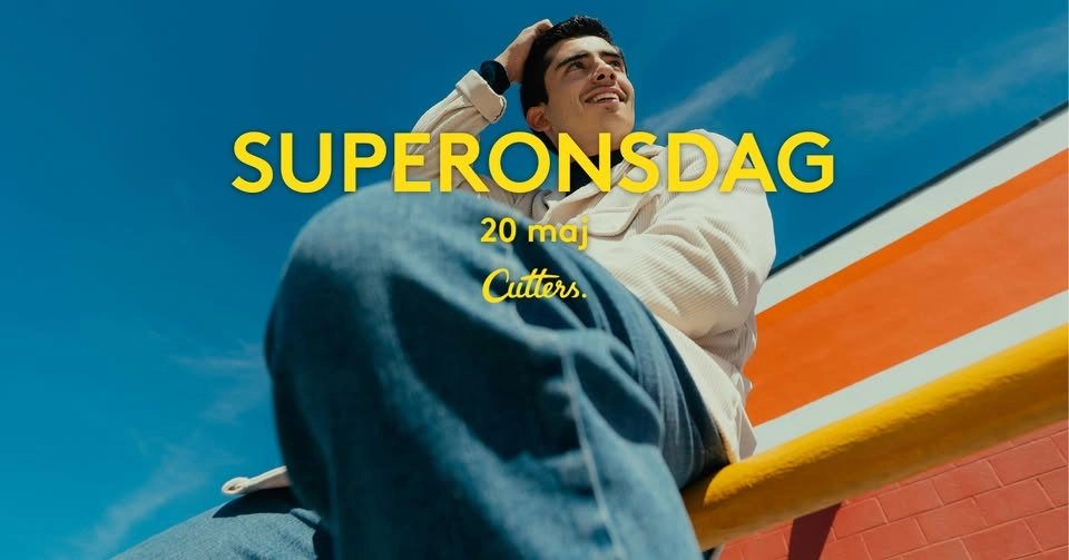 Klipp 99:- Superonsdag på Cutters Erikslund ✂️💛
