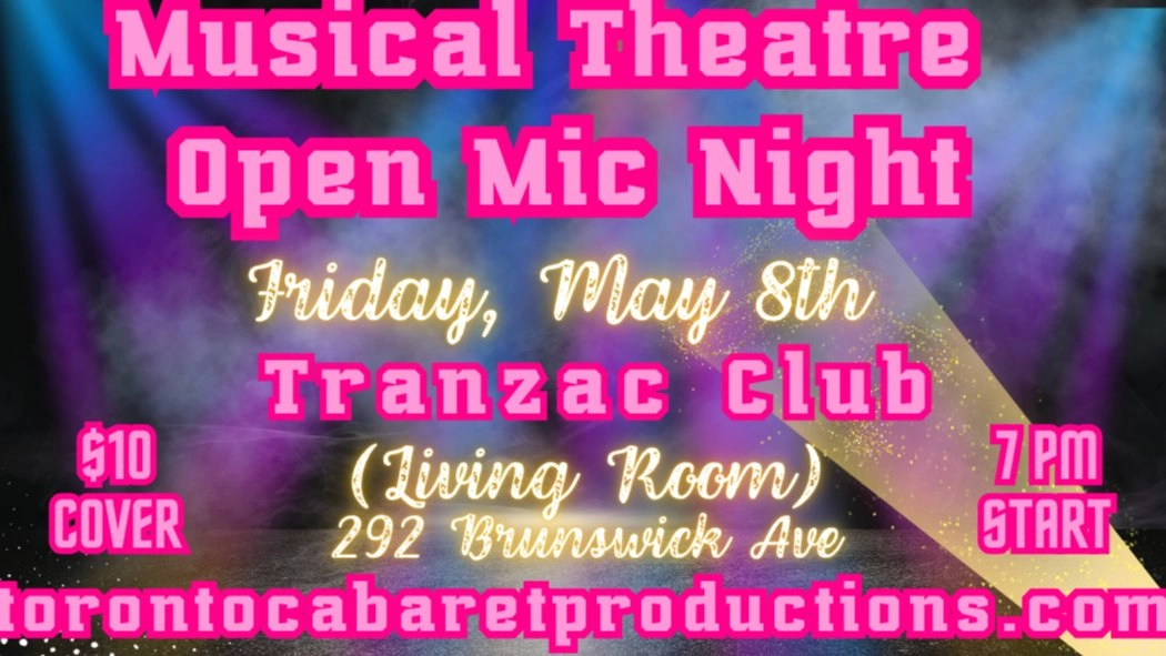🎭 🎶 Monthly Musical Theatre Open Mic Night! 🎶 🎭