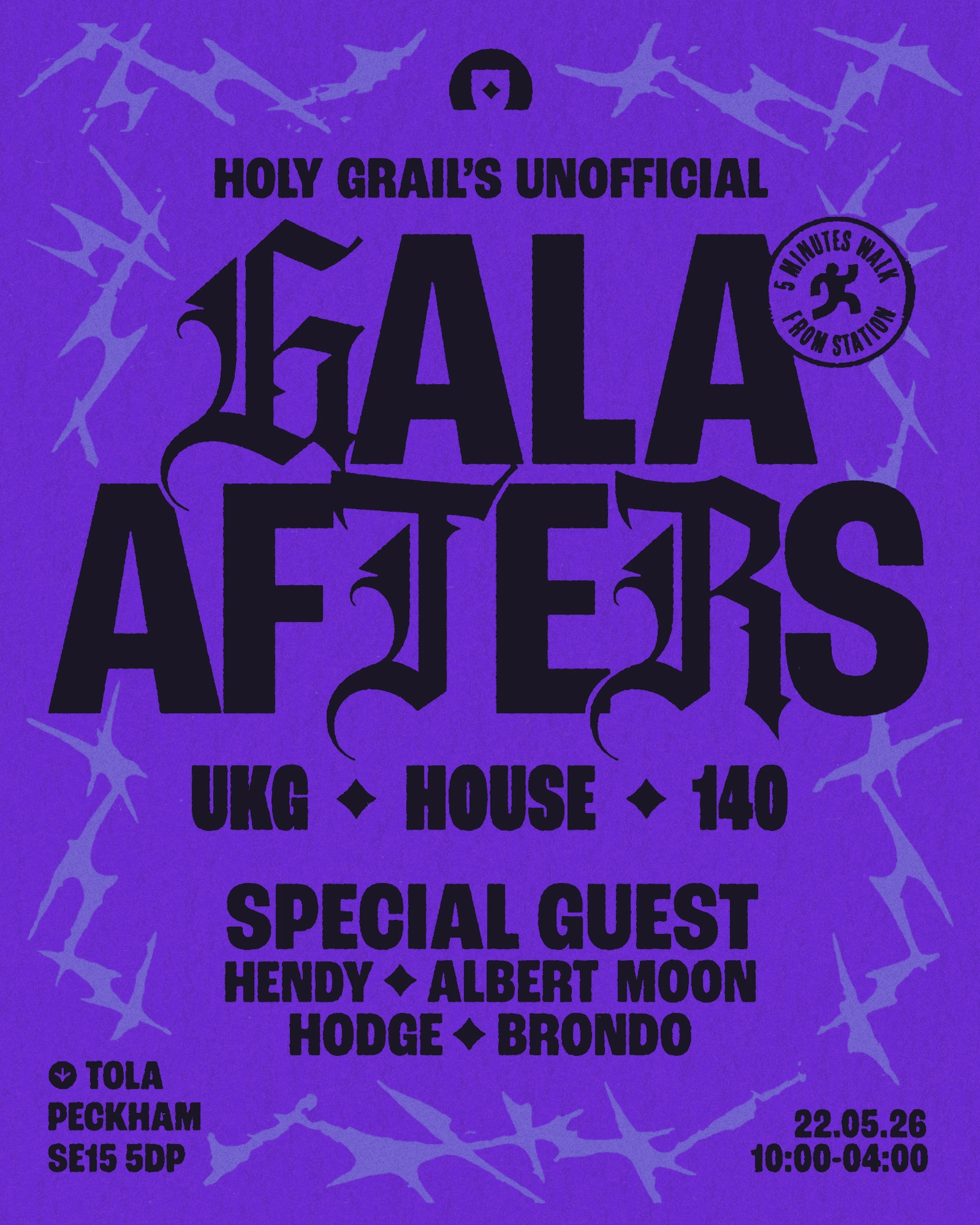 Holy Grail's Unofficial GALA Afters: UKG/HOUSE/140