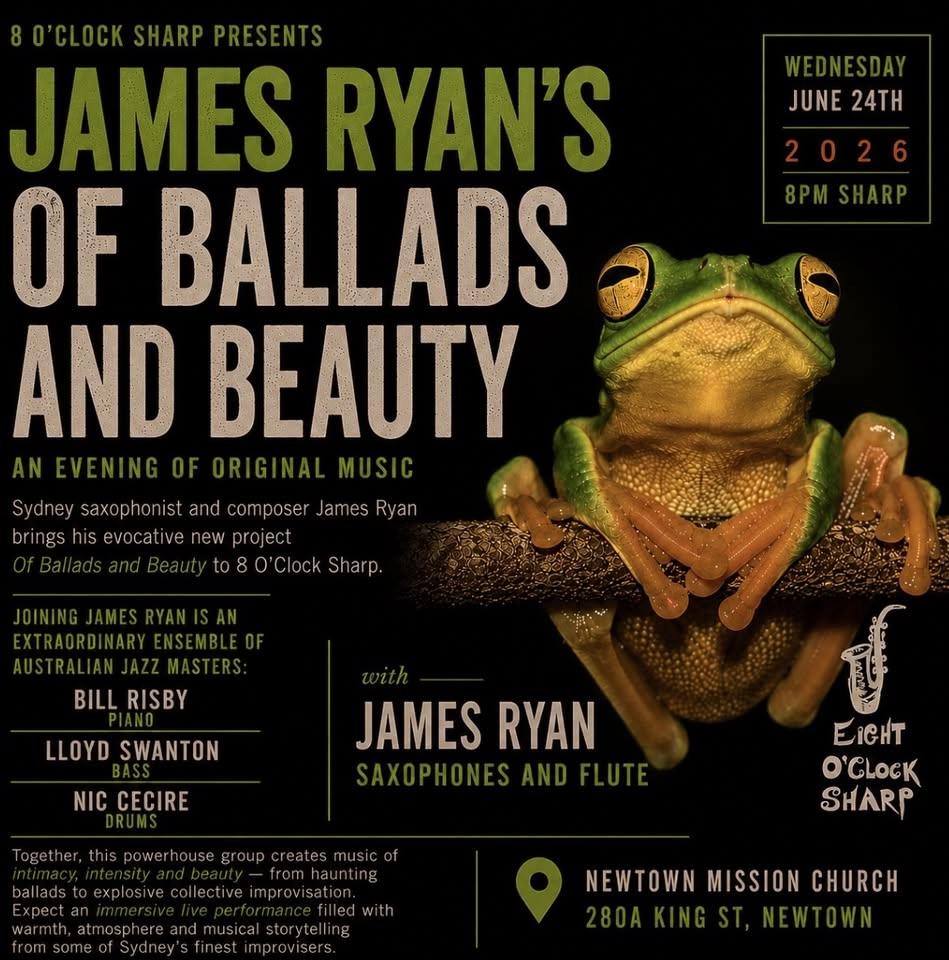 JAMES RYAN’S OF BALLADS AND BEAUTY