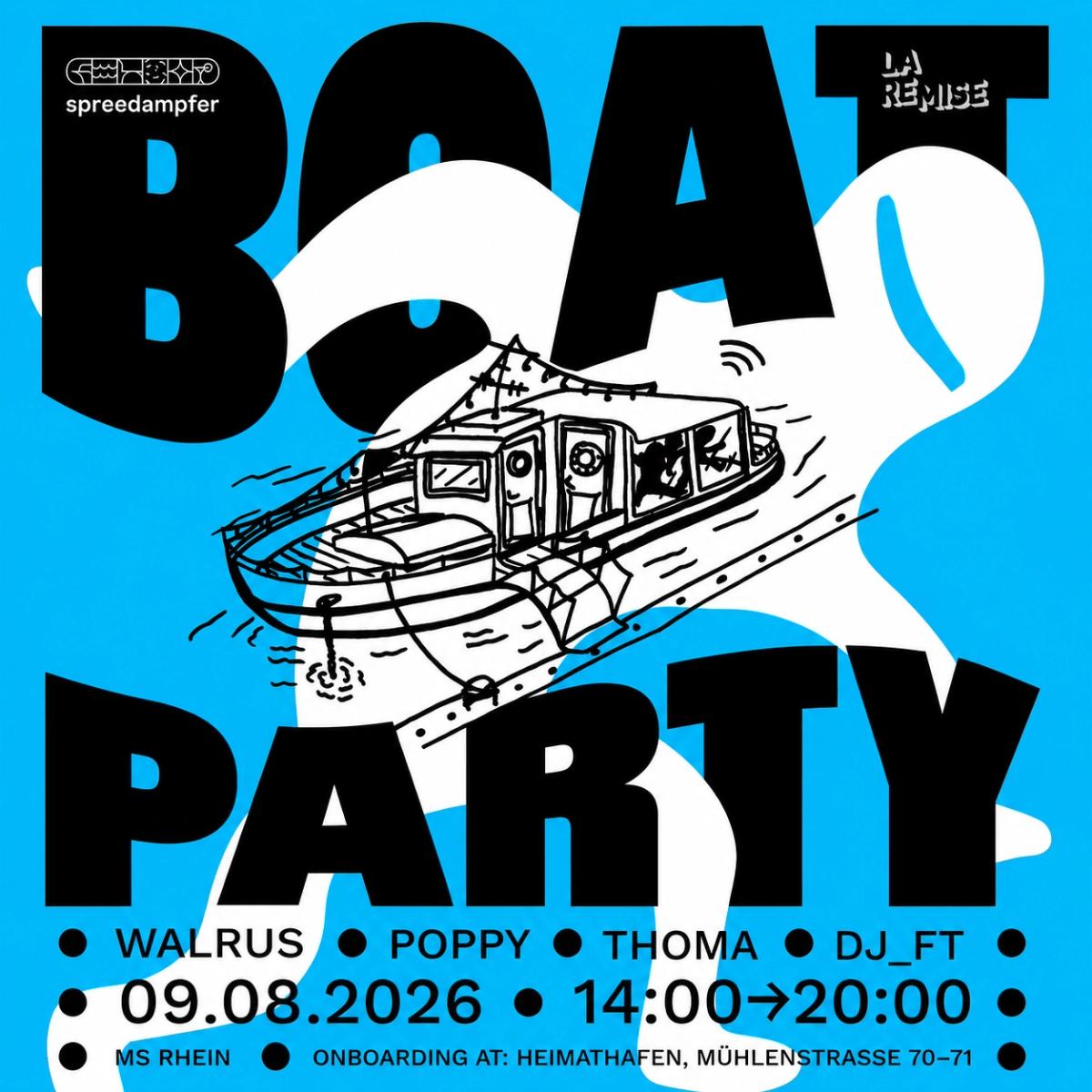 La Remise Boat Party