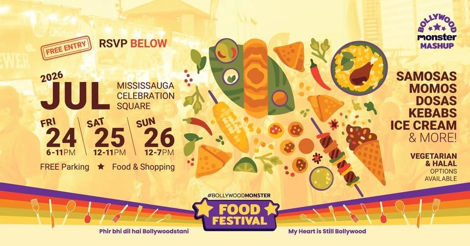 #BollywoodMonster Food Festival (FREE ENTRY!)
