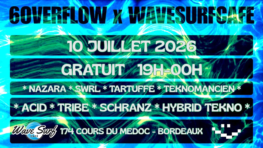 6overflow X Wavesurfcafe