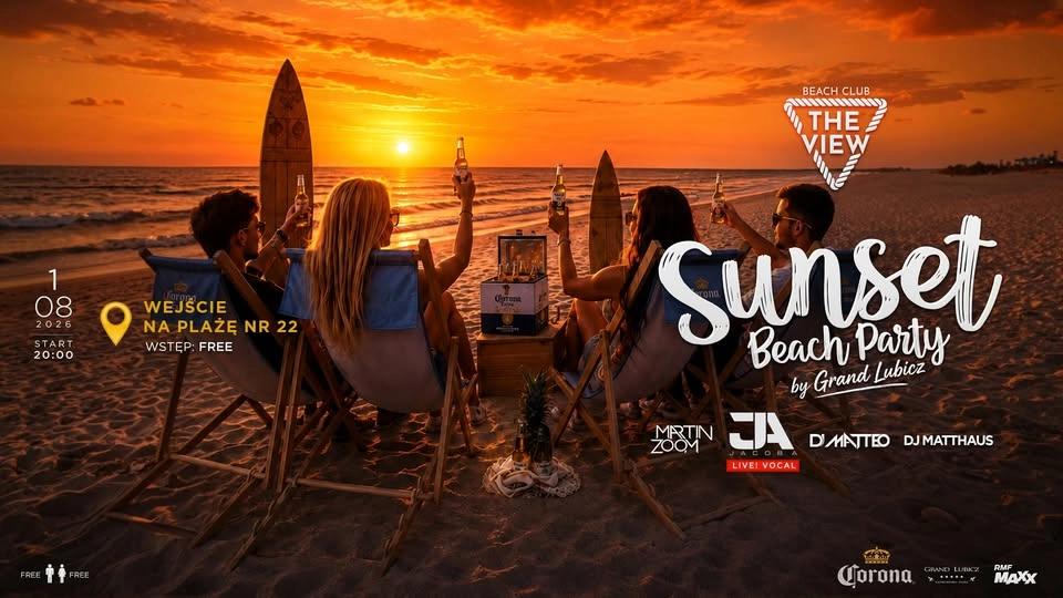 SUNSET BEACH PARTY by Grand Lubicz Ustka x LIVE MUSIC x DJ SET x 1.08.2026r