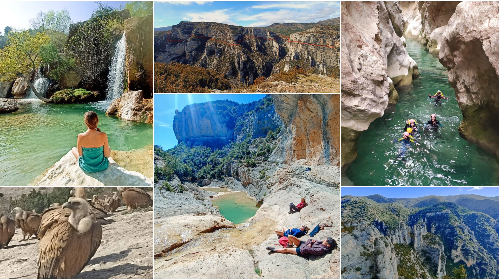 💦🦅 Guara salvaje: Agua, Sendero y Adrenalina (+ barranquismo)☀️3D/2N🌛