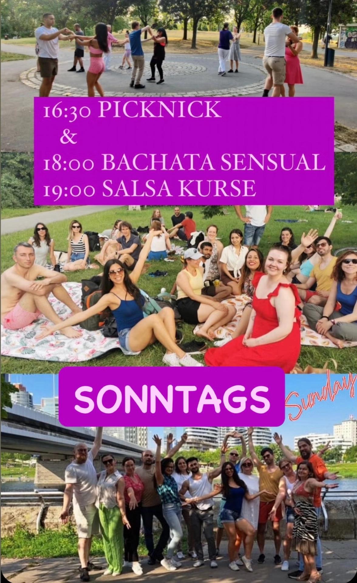 SPECIAL OUTDOOR SUMMER PICKNICK & SALSA & BACHATA COURSES!☀️👙🥪🍓🌈💃🏽🕺🏽❤️