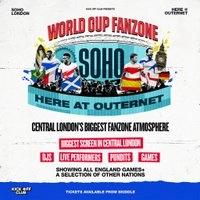 World Cup Fanzone Soho: England vs Ghana