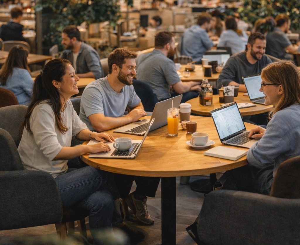 🌏 Co-working & Making Friends