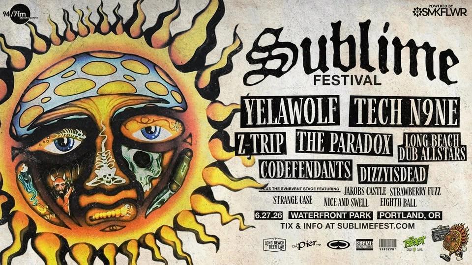 Sublime Festival with Yelawolf, Tech N9ne, Z-Trip, The Paradox, Long Beach Dub Allstars & More...