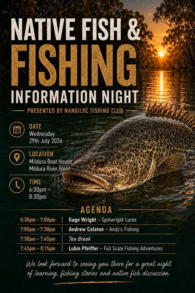 Native fish and fishing information night