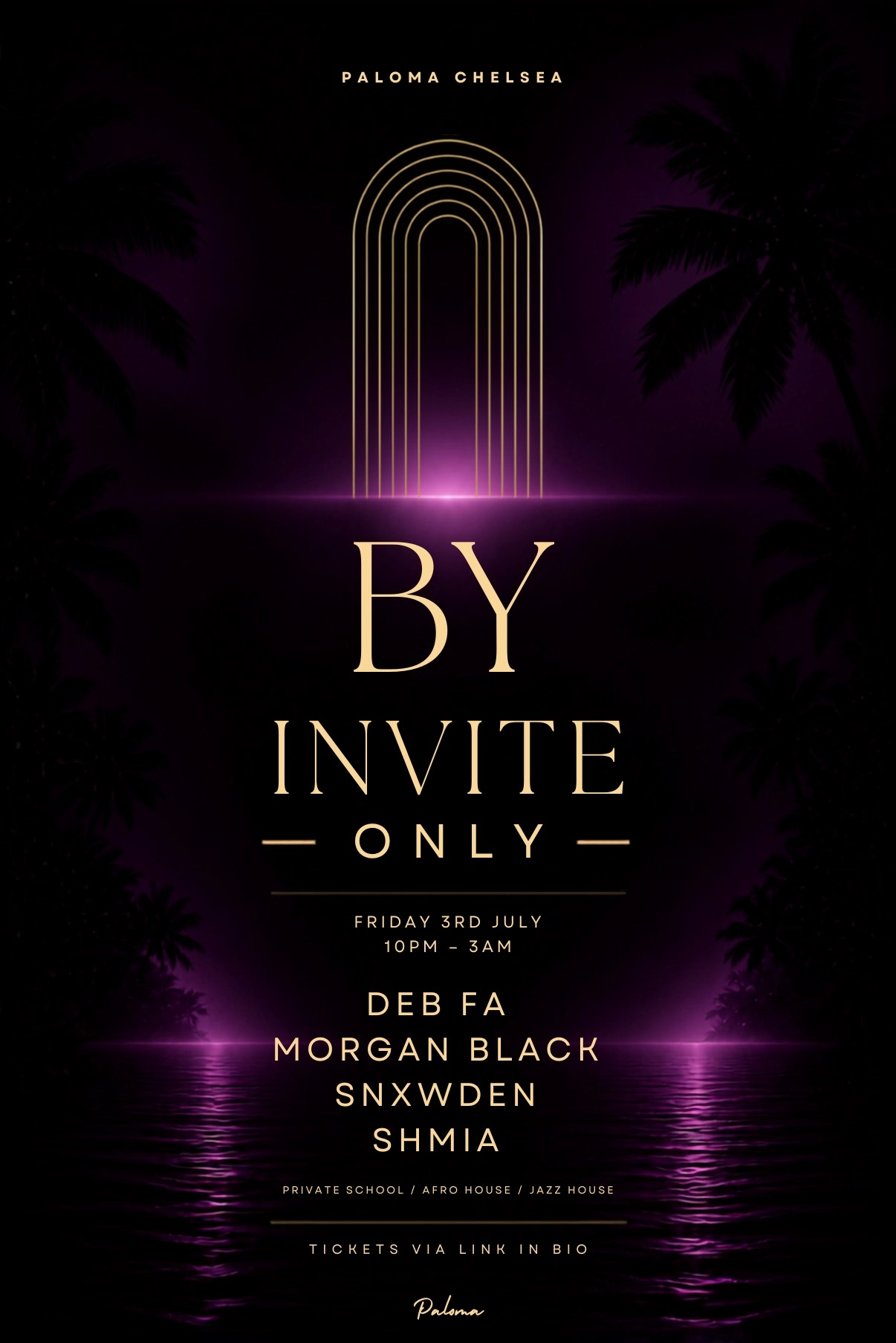 By Invite Only, Launch @ Paloma Chelsea