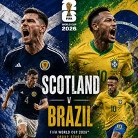 FIFA World Cup 2026 Scotland V Brazil