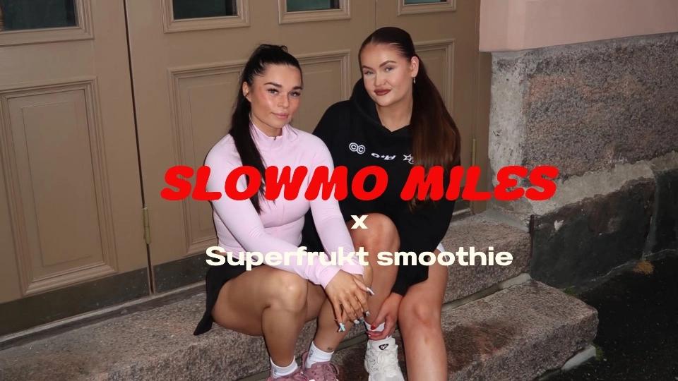 SLOWMO MILES x Superfrukt Smoothie