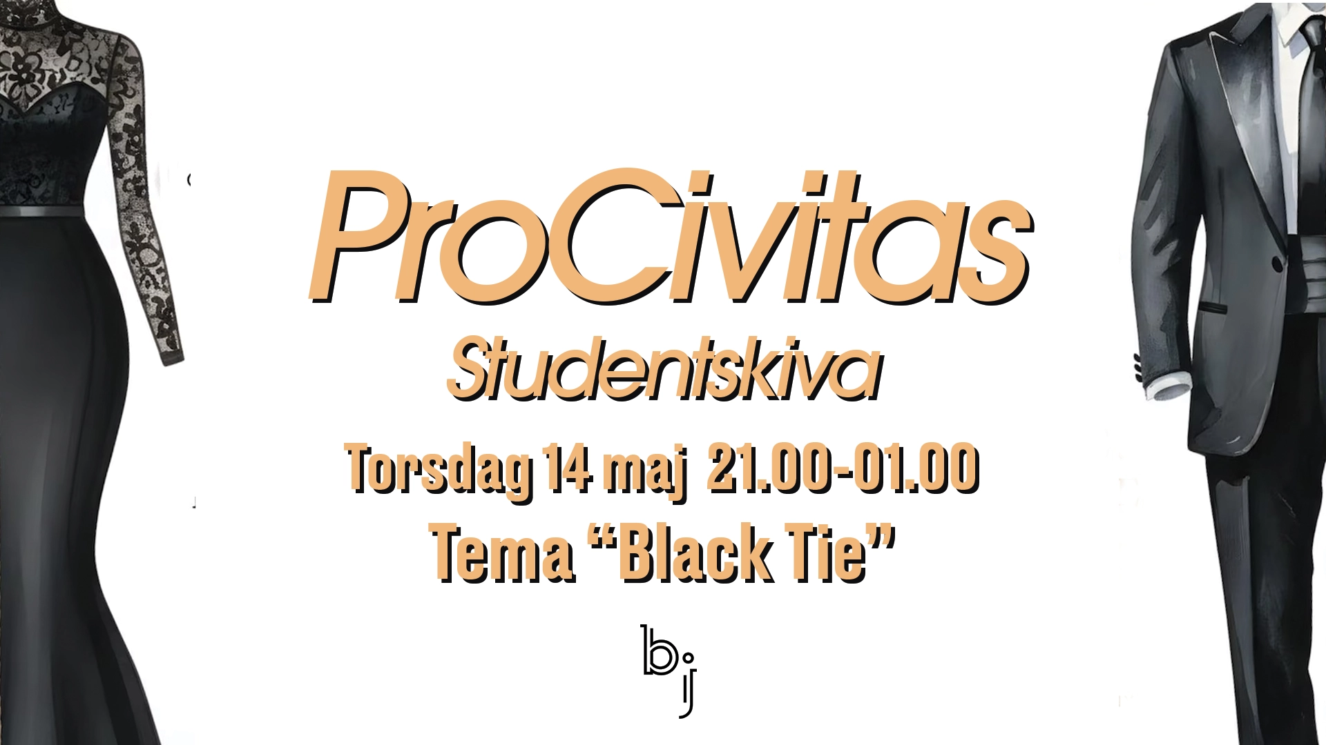 ProCivitas Studentskiva - Black Tie