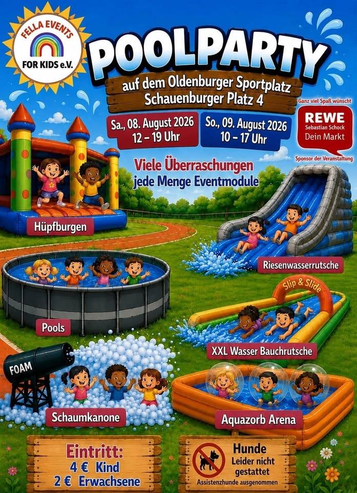 Poolparty Oldenburg in Holstein