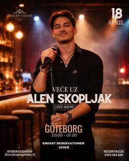 Veče uz Alen Skopljak – Göteborg