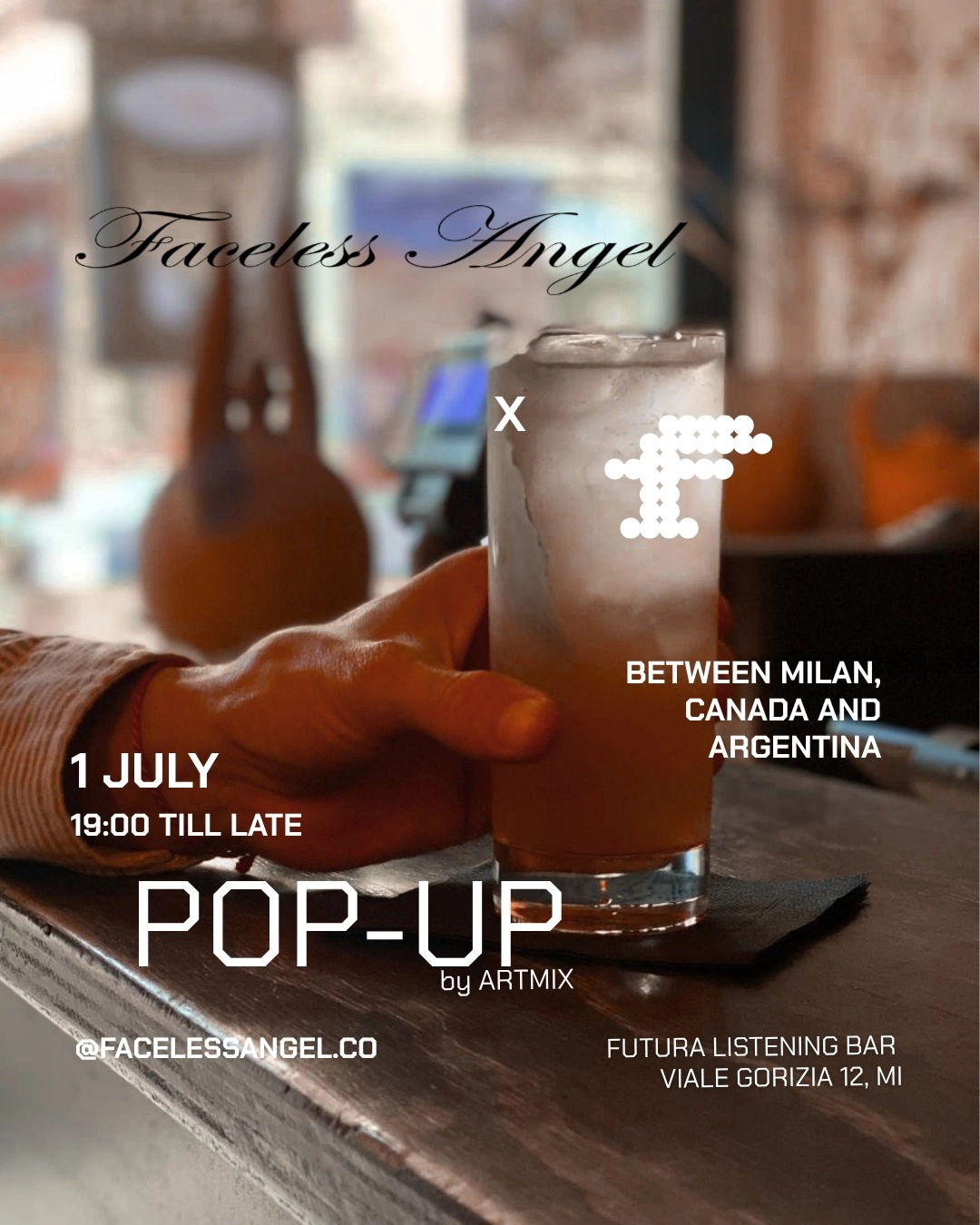 Faceless Angel Pop-up at Futura Listening Bar