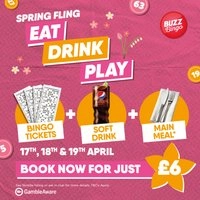 Spring Fling Tickets - Buzz Bingo Liverpool Croxteth 18/04