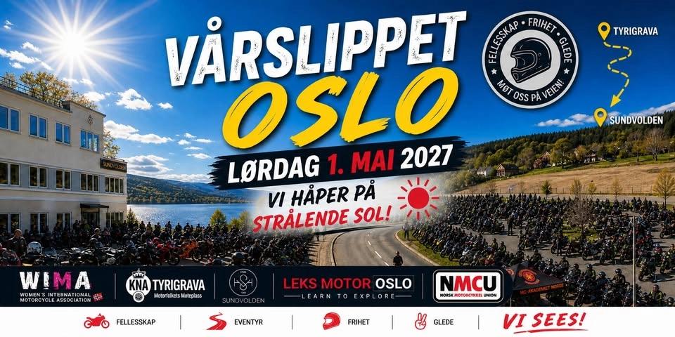 Vårslippet 2027 i Oslo - Oslo, Tyrigrava, Rud, Sundvolden