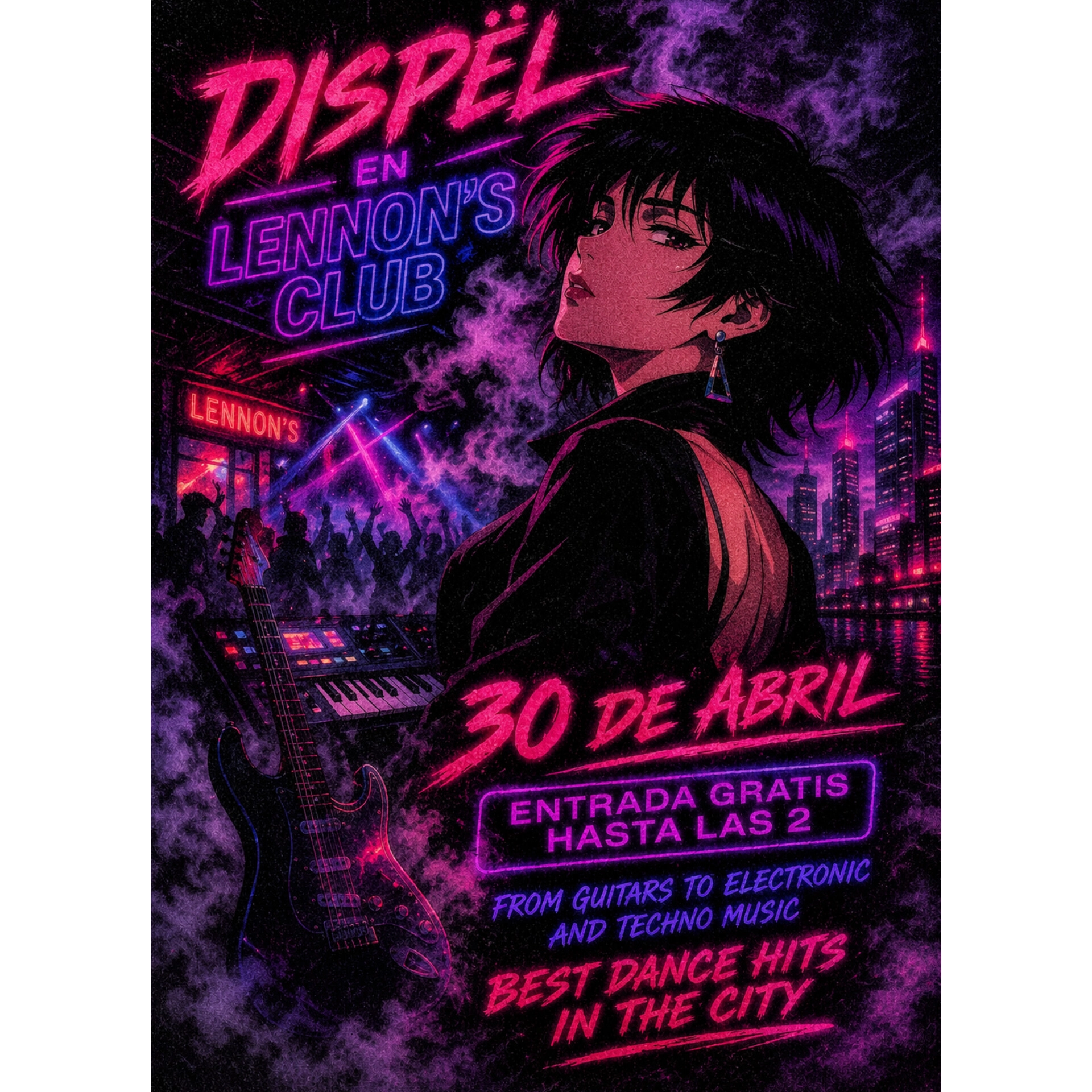 From Guitars to Electronic and Techno Music