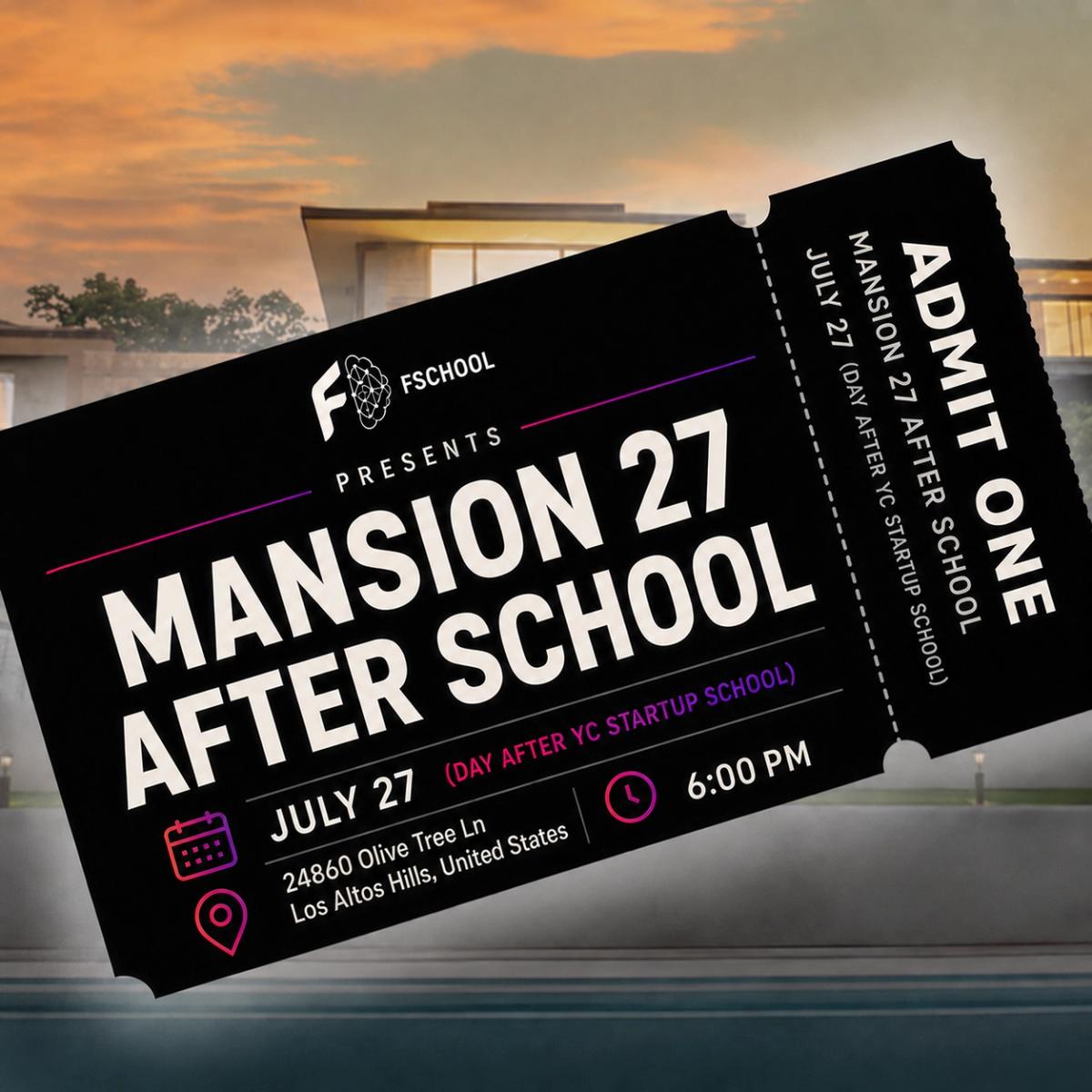 MANSION 27 AFTER SCHOOL
