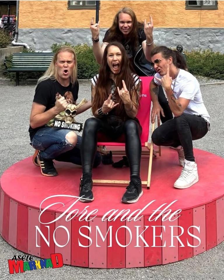 Rockshow för familjen - TORE and the NO SMOKERS spelar på Åsele Marknad!