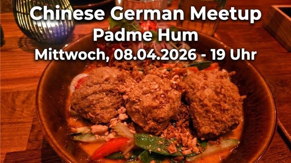 Meetup goes vegan - Chinesisch-Deutscher Treff 慕尼黑華德語言角