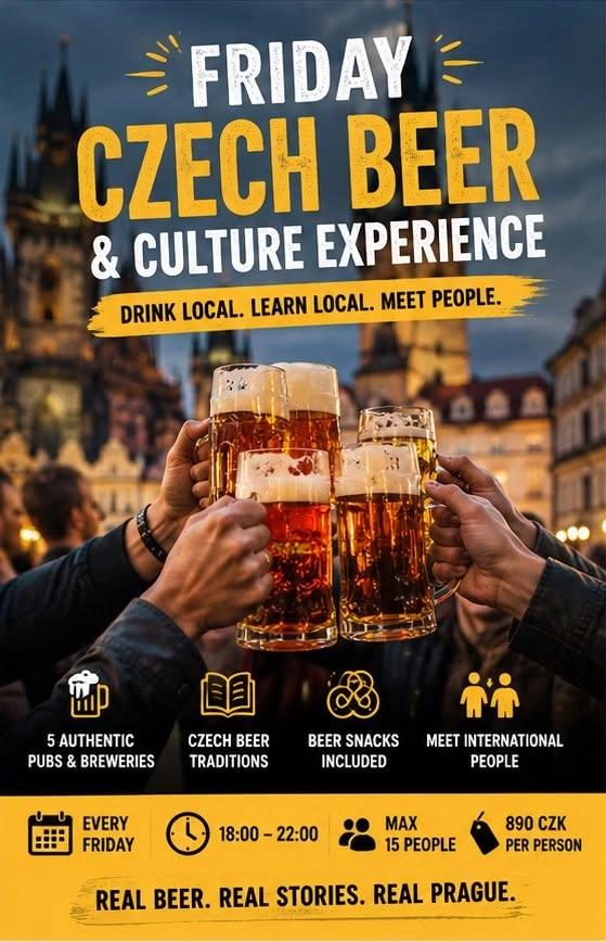 🍺 Friday Czech Beer & Culture Experience 🇨🇿