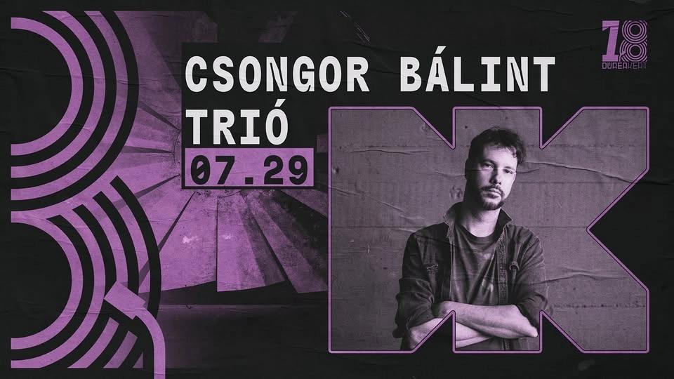 DÜRER 18: Csongor Bálint Trió // INGYENES