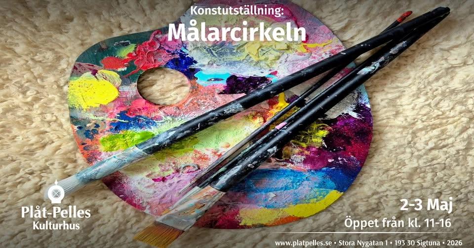 Konstutställning med Målarcirkeln