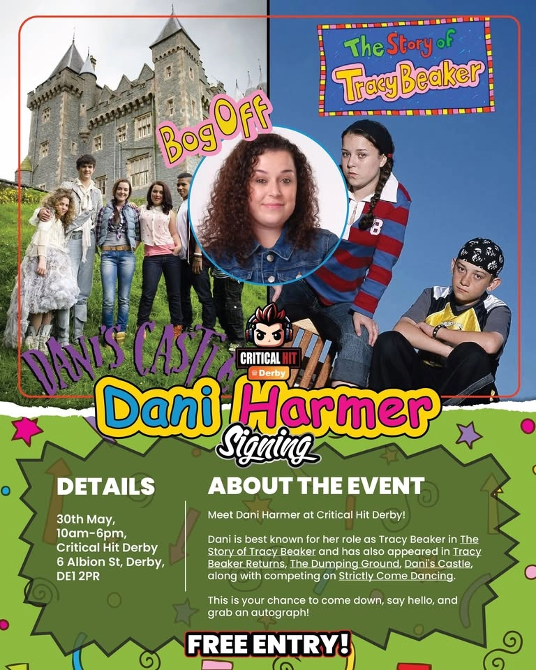 Dani Harmer Signing at Critical Hit Derby!