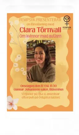 Föreläsning med Clara Törnvall!