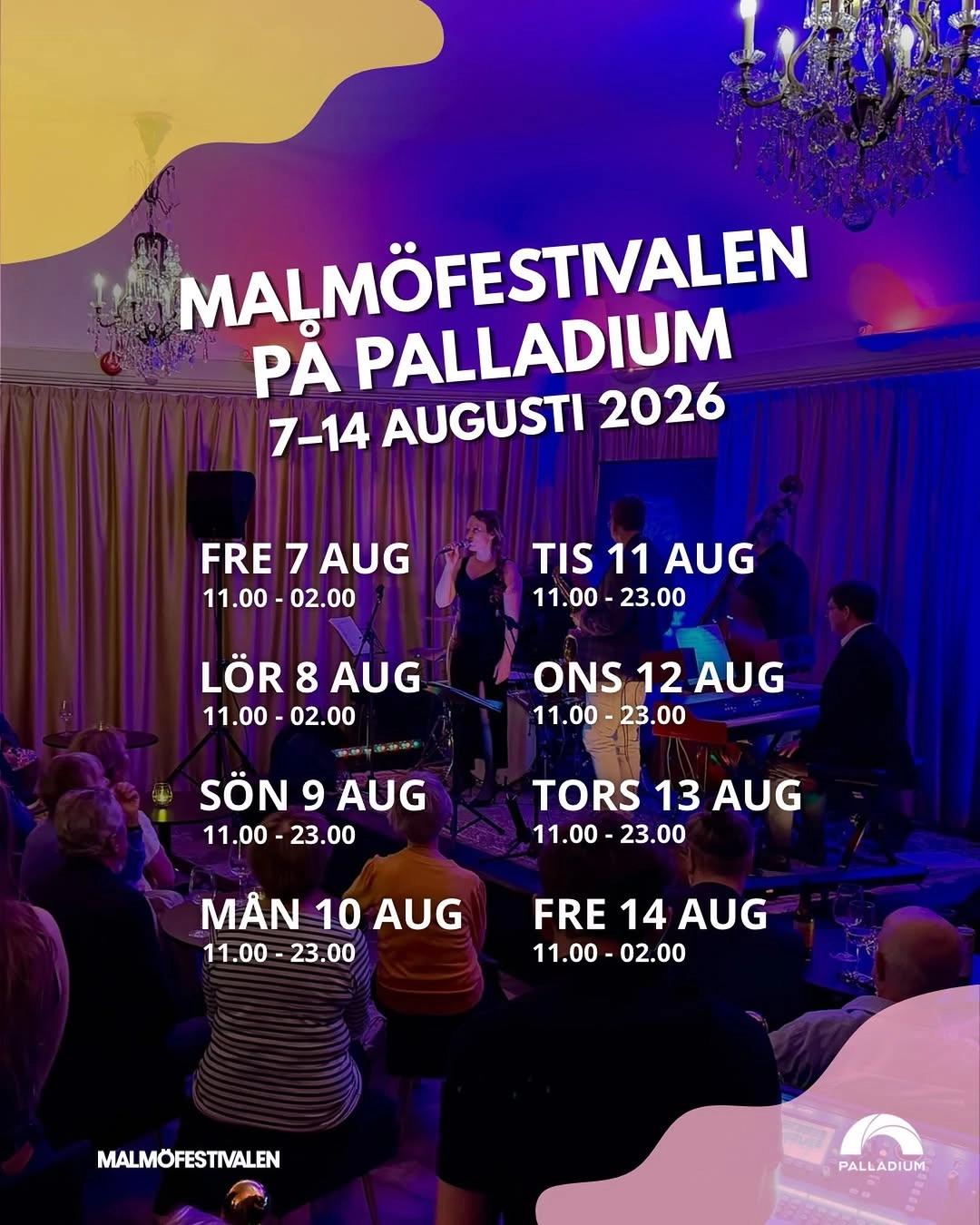 Malmöfestivalen på Palladium