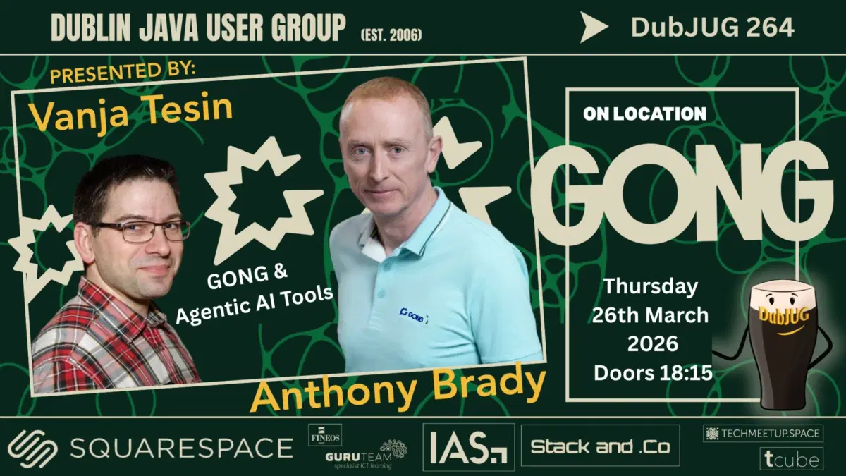 DubJUG 264: GONG & Agentic AI Tools