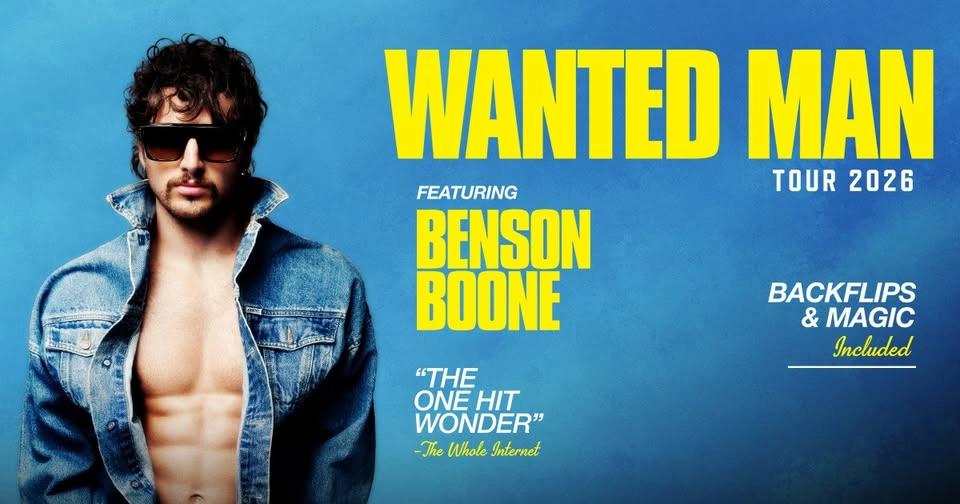Benson Boone - WANTED MAN TOUR 2026