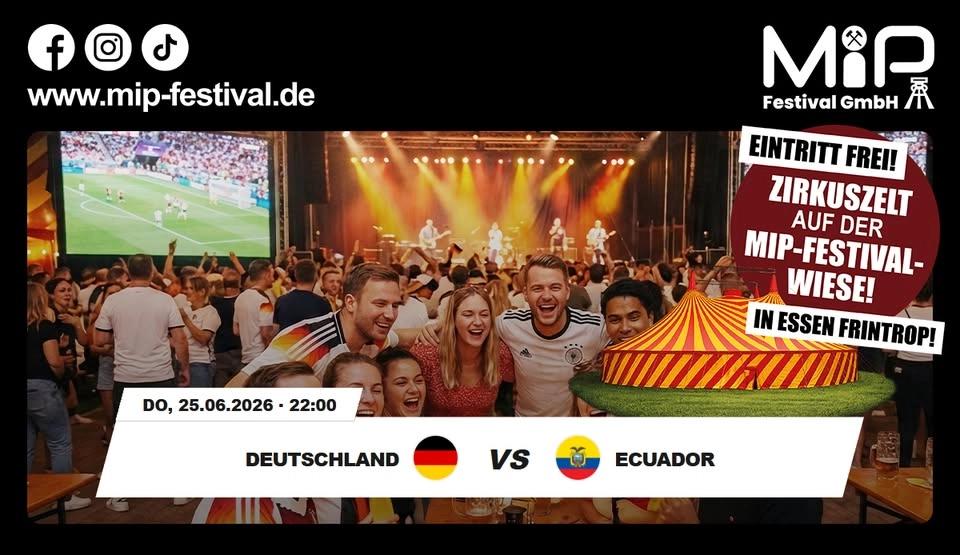 Public Viewing am Donnerberg – Deutschland vs. Ecuador – 25.06.2026