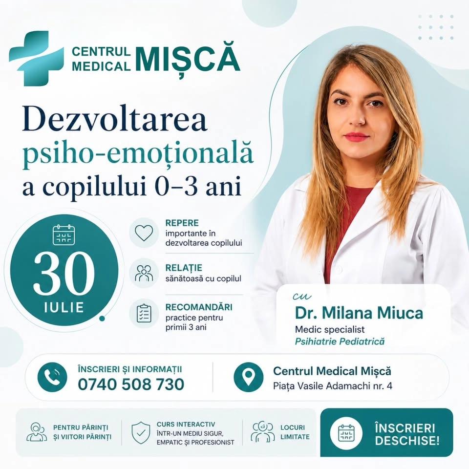 Curs despre dezvoltarea psihoemotionala 0-3 ani