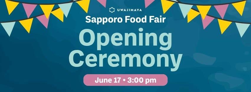 Sapporo Food Fair Opening Ceremony