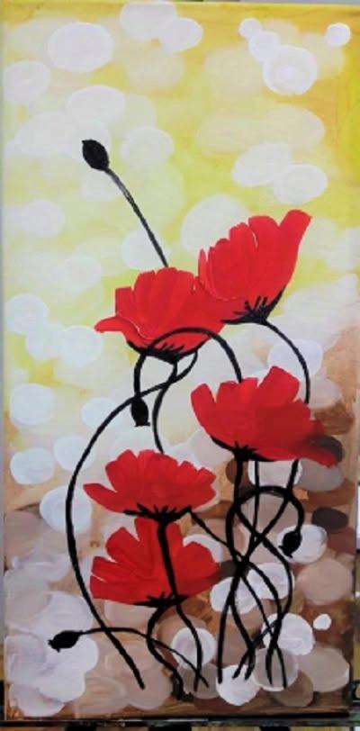 Emerge Paints Thursdays: Poppies!