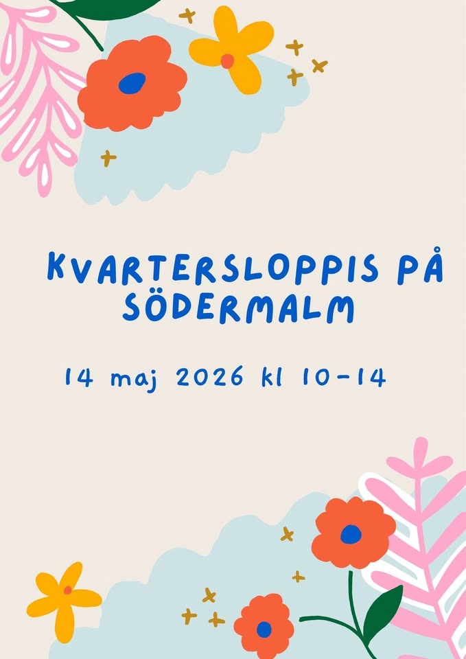 Kvartersloppis på Södermalm