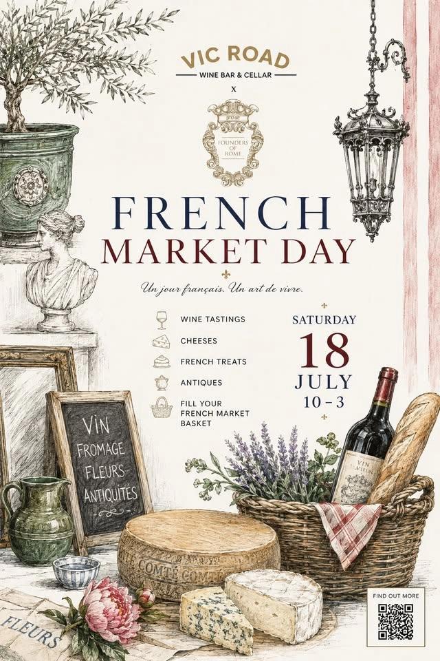 French Market Day at Vic Road Wine Bar & Cellar