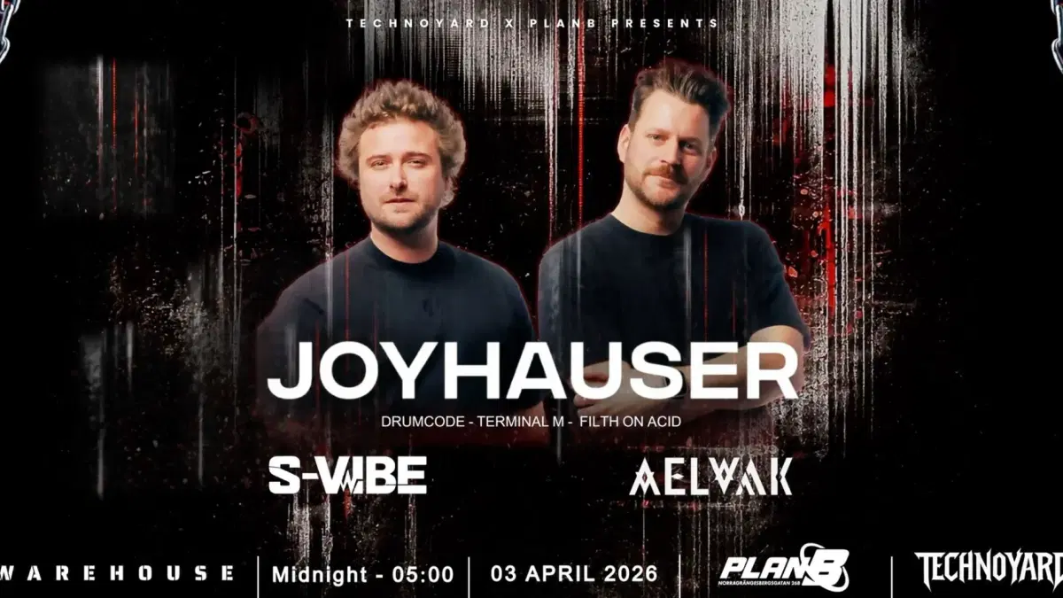Techno Yard X Plan B | Påsk Fredag | Joyhauser
