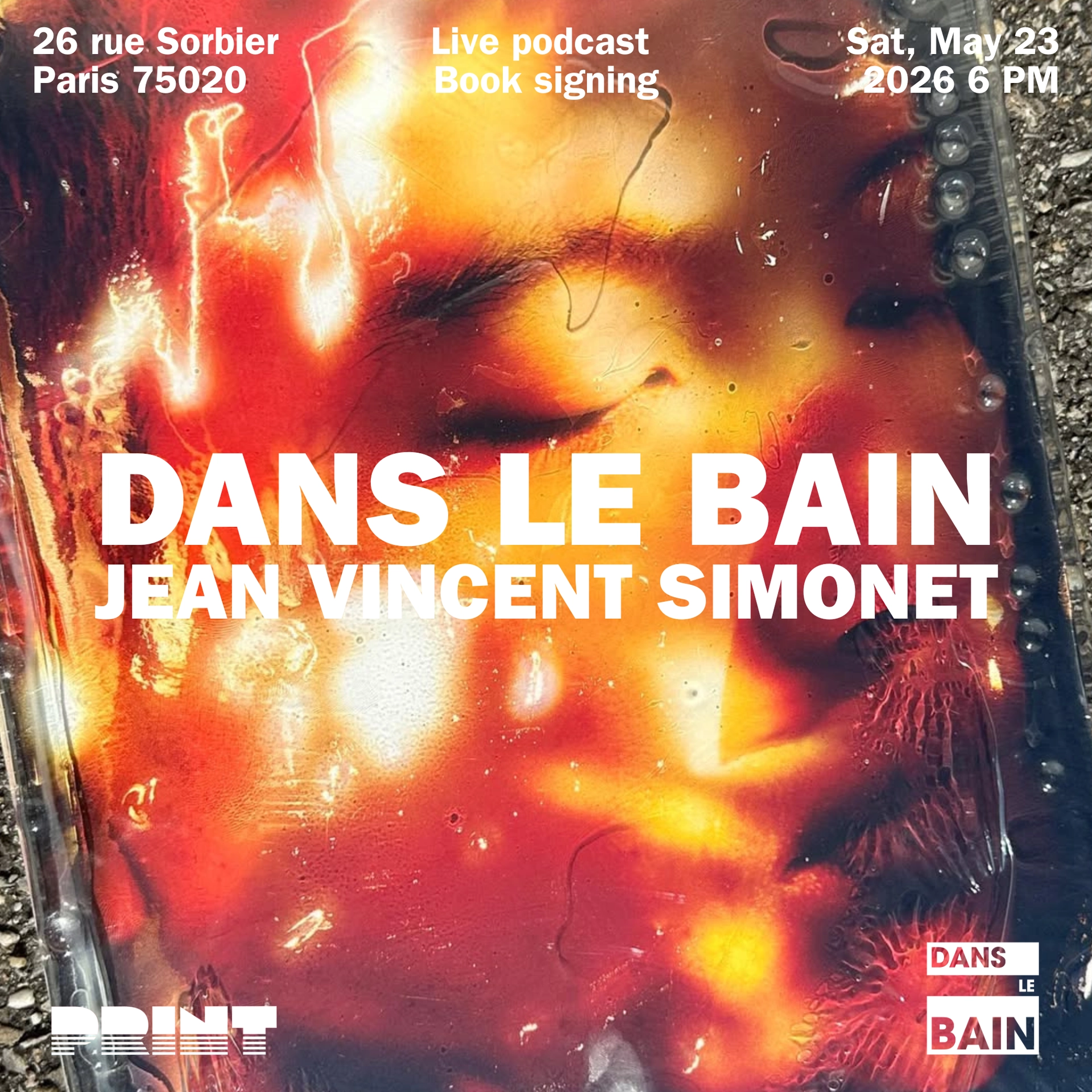 Live Podcast with guest Jean Vincent Simonet and book signing