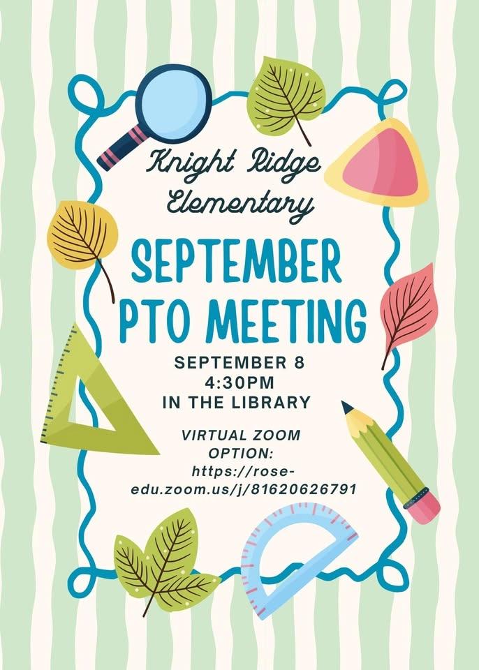 September PTO Meeting