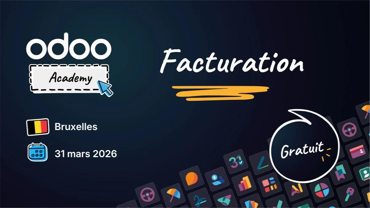 Odoo Academy Facturation - Bruxelles
