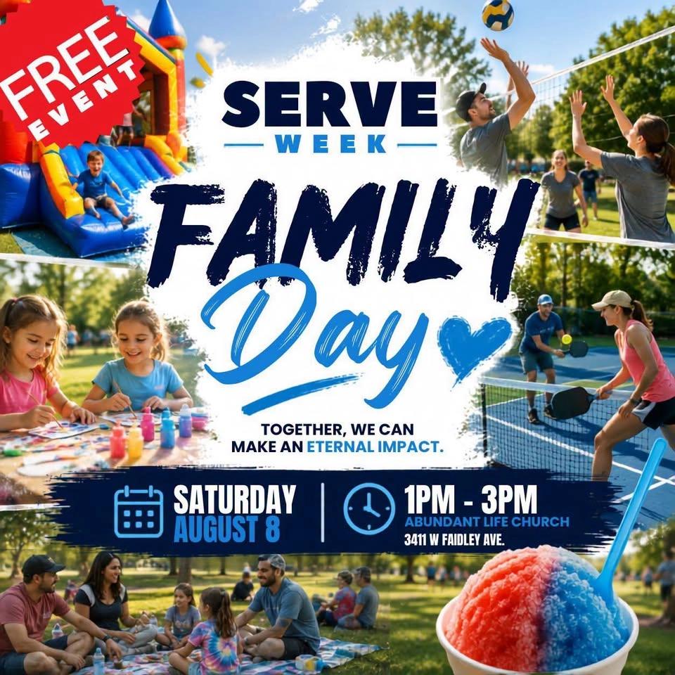 🎉 Serve Week Family Day 🎉
