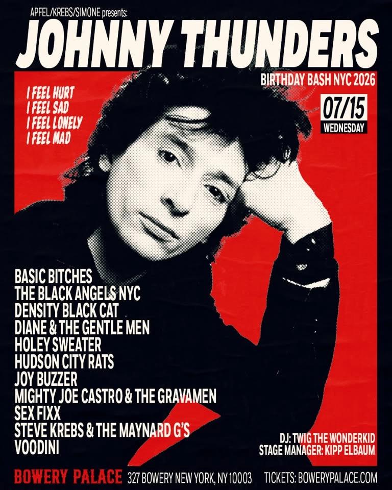 Johnny Thunders Birthday Bash