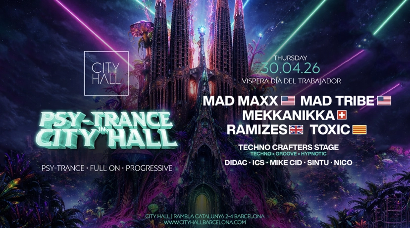 Teuf Kulture pres. PSY-TRANCE in City Hall